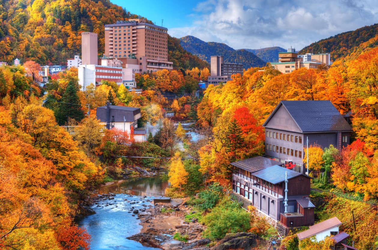 Khung cảnh mùa thu đẹp như tranh ở Hokkaido