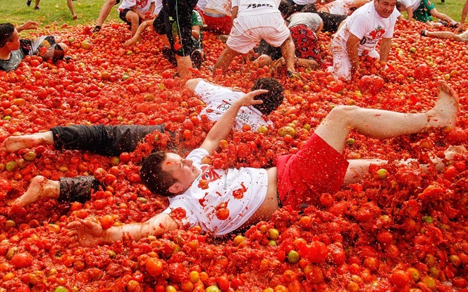 La Tomatina – lễ hội độc đáo Tây Ban Nha