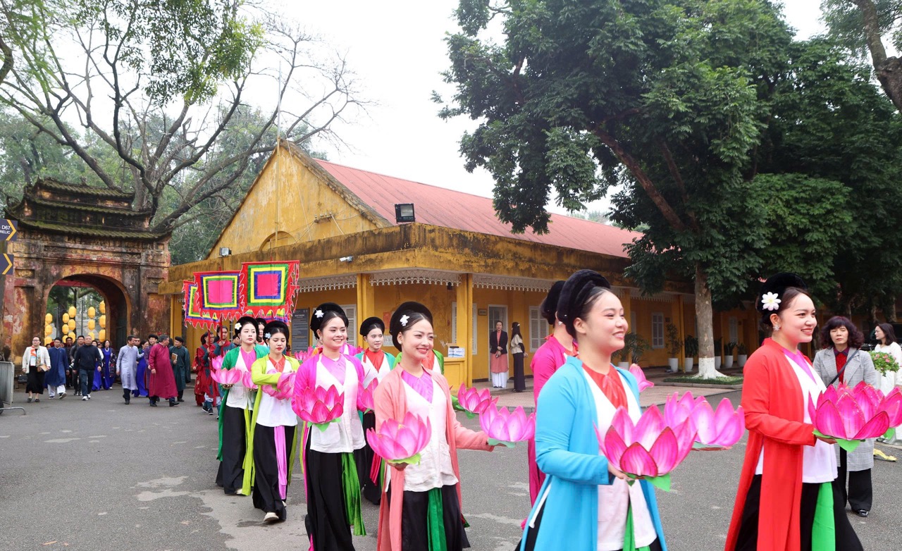 Không gian Tết cổ truyền tại Di sản Hoàng thành Thăng Long Hà Nội