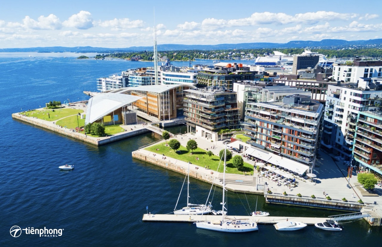 Vẻ đẹp hiện đại và sôi động tại khu Aker Brygge