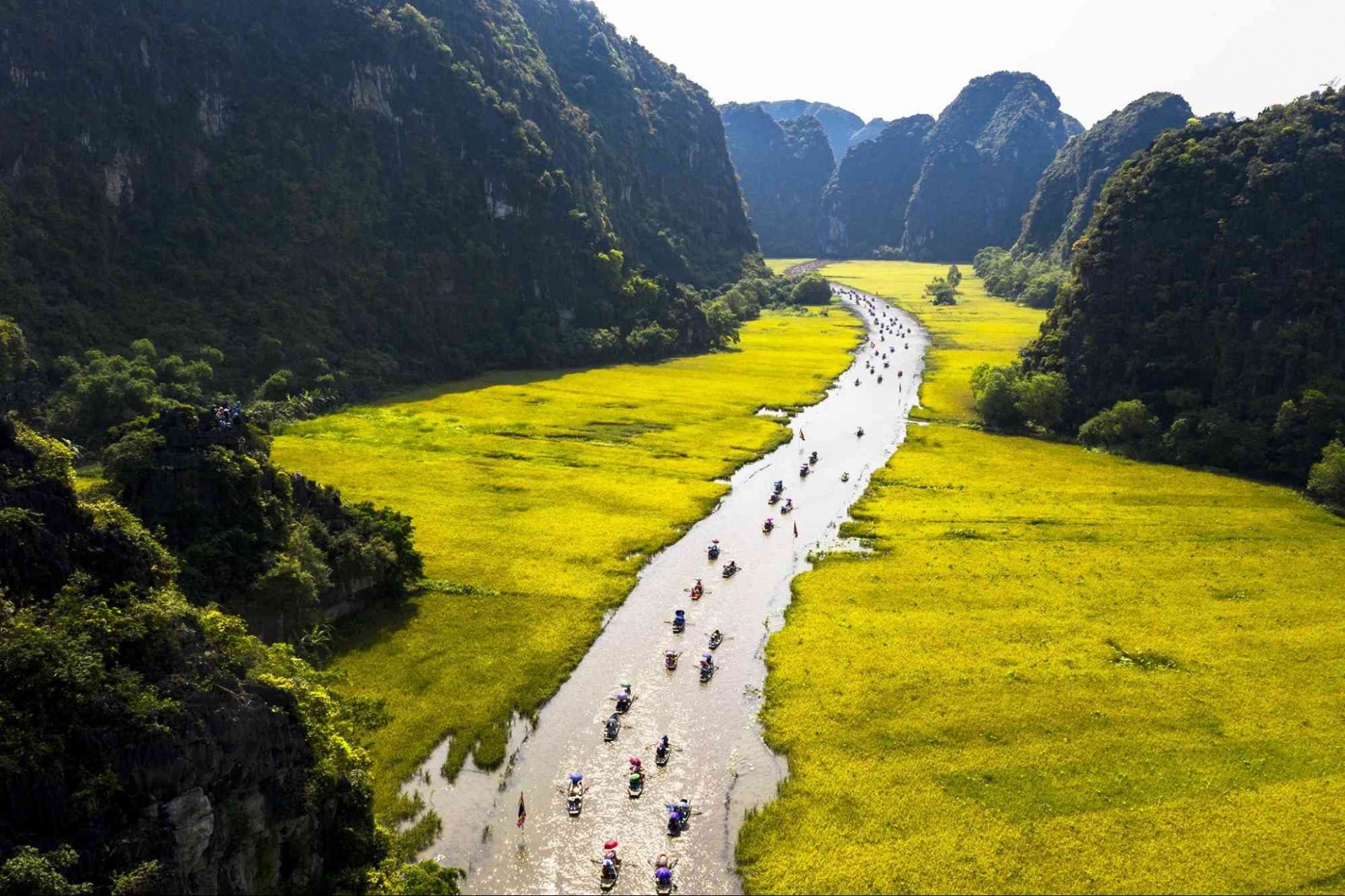Tam Cốc Ninh Bình mùa thu lãng đãng