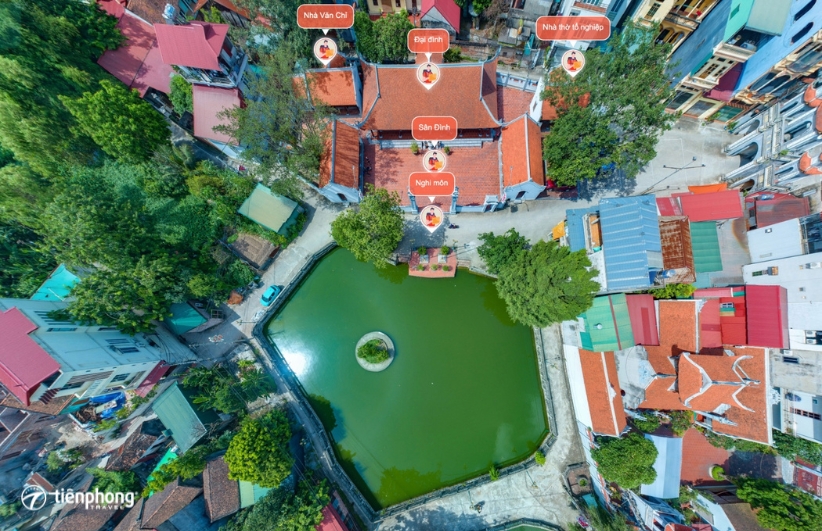 Sơ đồ của Đền Thiết Úng