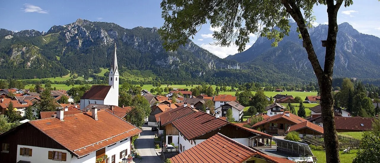 Làng Hohenschwangau thơ mộng