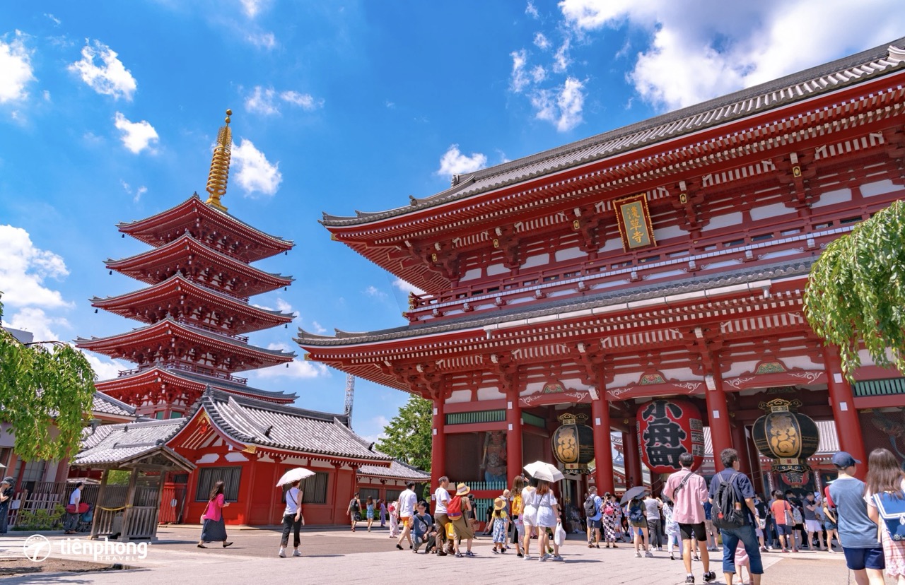 Chùa Asakusa Kannon cổ kính