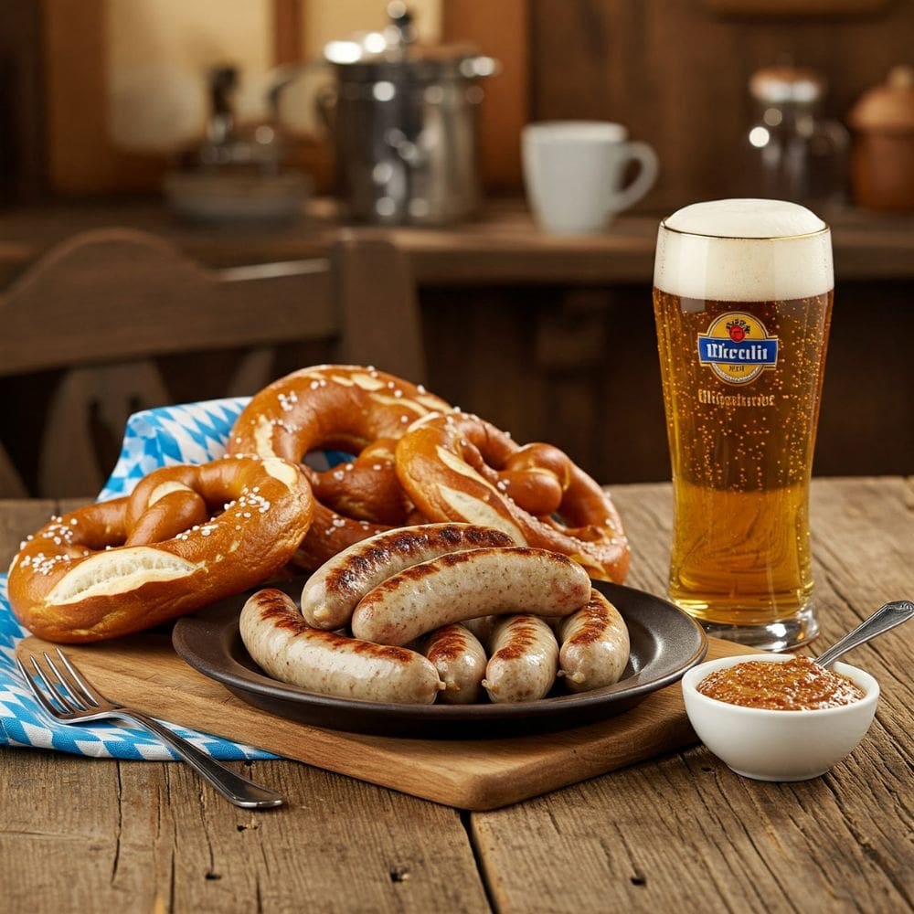 Xúc xích Bavaria hấp dẫn