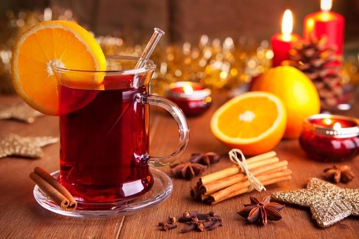 Rượu vang nóng - thức uống mùa Giáng Sinh