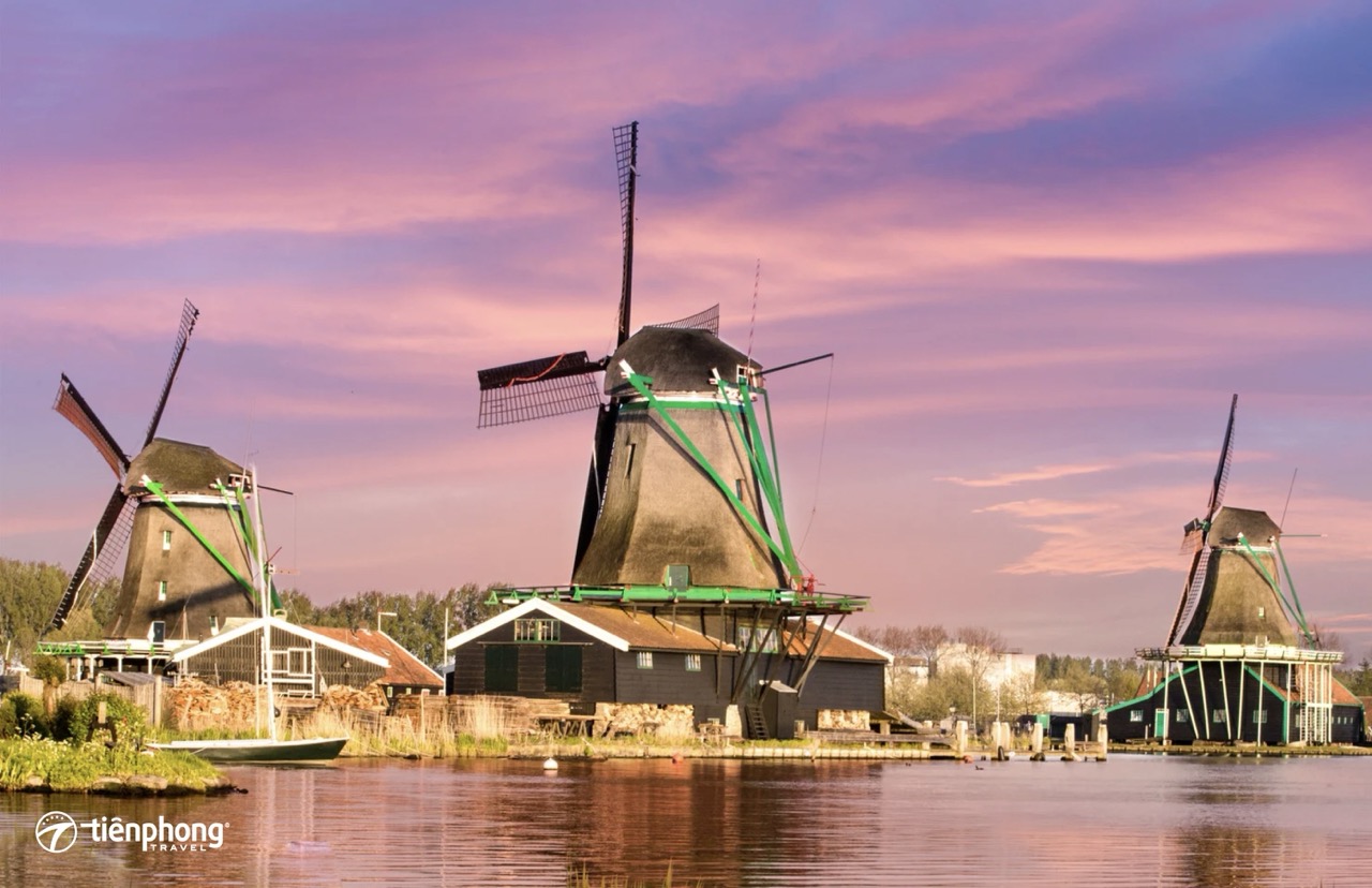 Làng Zaanse Schans yên bình