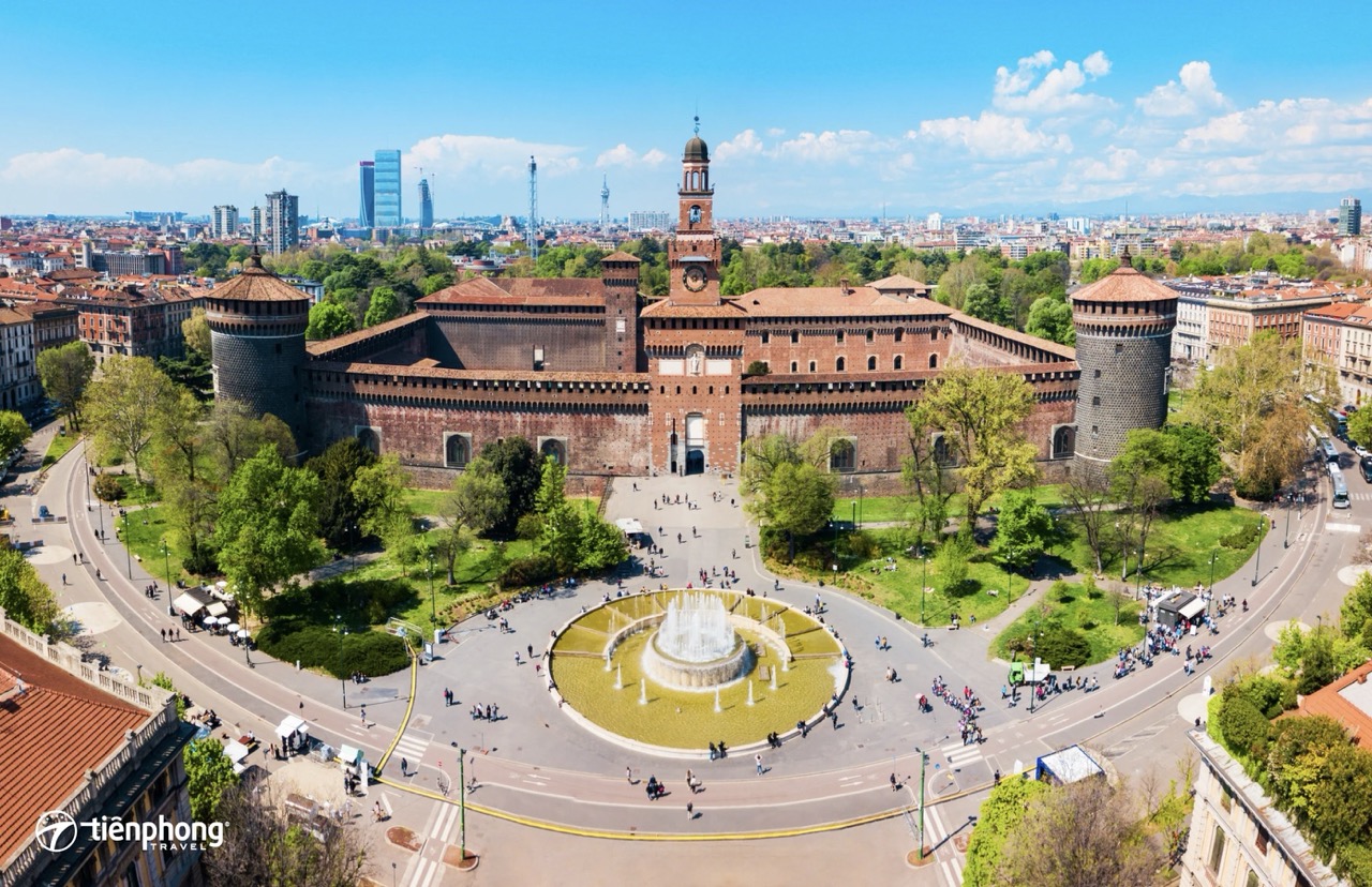 Vẻ đẹp lịch sử của Pháo đài Sforza tại Milan