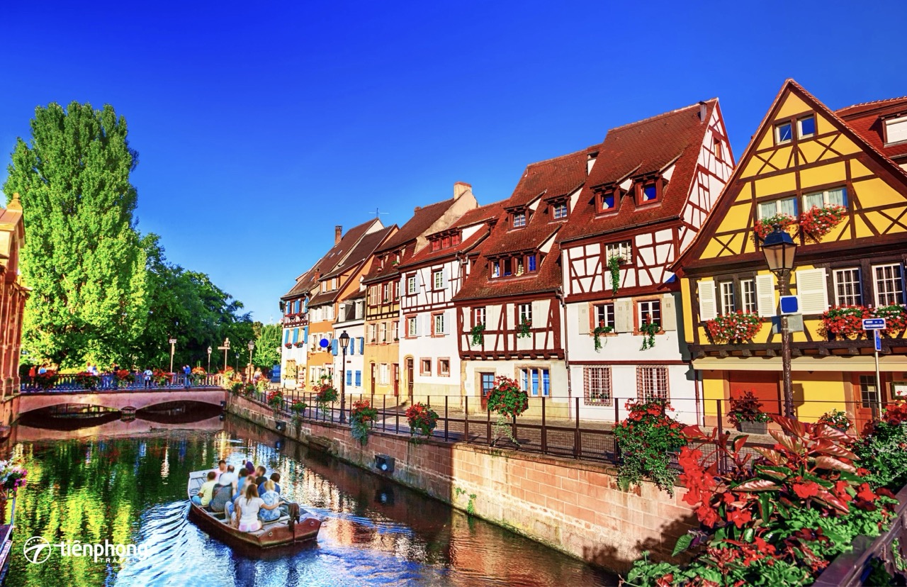Vẻ đẹp lãng mạn của Colmar bên dòng kênh