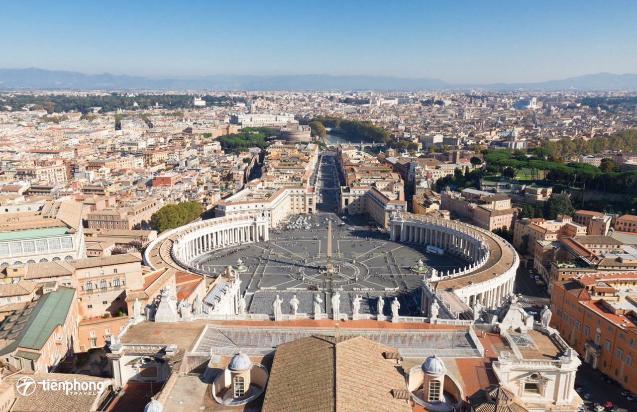Vẻ đẹp uy nghiêm của Quảng trường Thánh Peter tại Vatican
