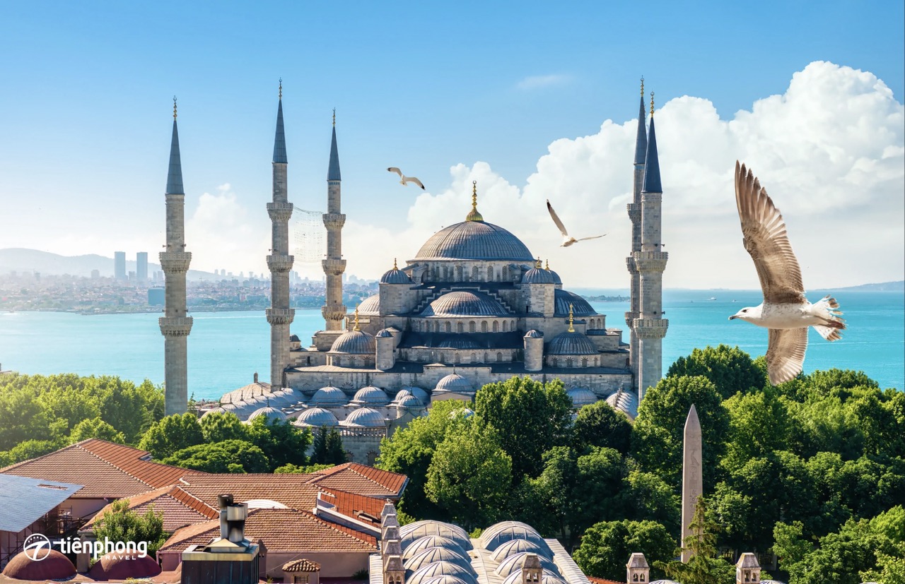 Thánh đường Blue Mosque rực rỡ tại Istanbul