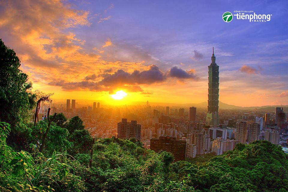 Đài Loan xinh đẹp với tòa tháp Taipei 101