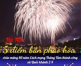 5 Điểm Bắn Pháo Hoa Mừng Quốc Khánh 2025 Tại Hà Nội