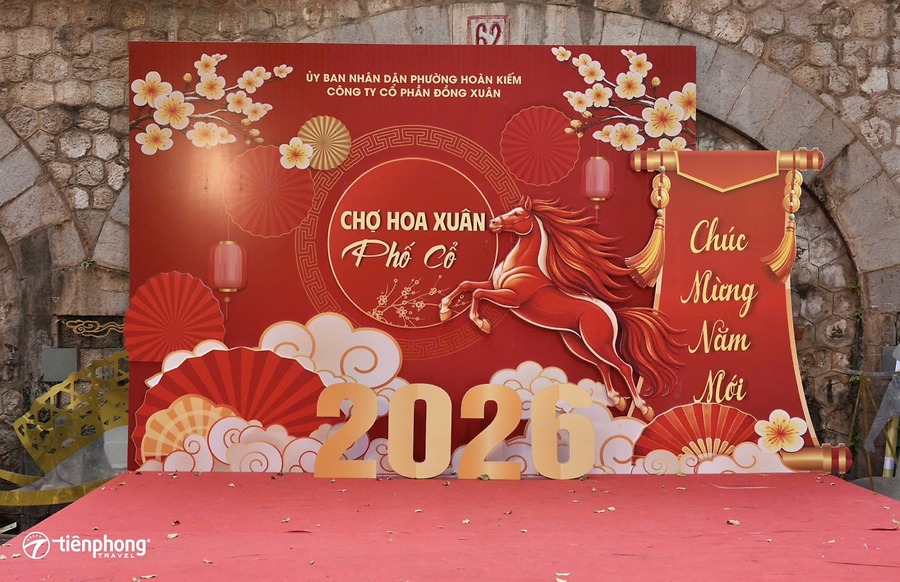Chợ hoa Xuân Bính Ngọ 2026 mở rộng không gian phố cổ Hà Nội