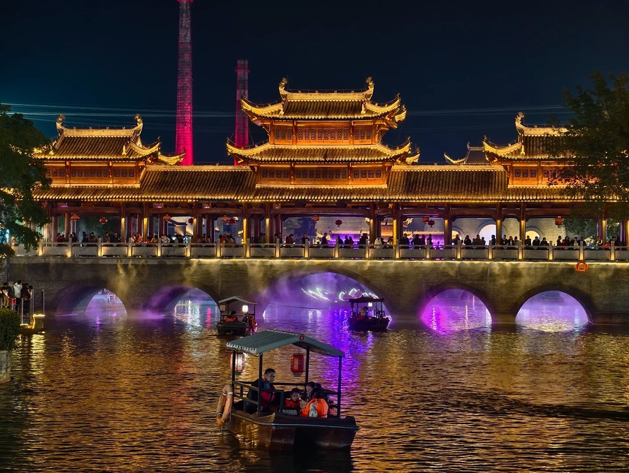 Thái Bình Cổ Trấn Sùng Tả: Dạo bước “Hồ Thành” nghìn năm