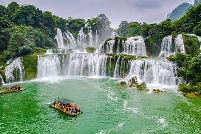 HÀ NỘI - CAO BẰNG - HỒ BA BỂ - THÁC BẢN GIỐC - CHÙA PHẬT TÍCH TRÚC LÂM  ĐỘNG NGƯỜM NGAO - HANG PÁC PÓ