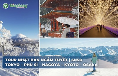 TOUR NHẬT BẢN NGẮM TUYẾT | TOKYO – PHÚ SĨ – NAGOYA – KYOTO – OSAKA 