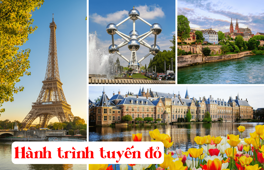 TOUR LINH HOẠT | KHÁM PHÁ TUYẾN ĐỎ PHÁP – LUXEMBOURG – ĐỨC – HÀ LAN – BỈ