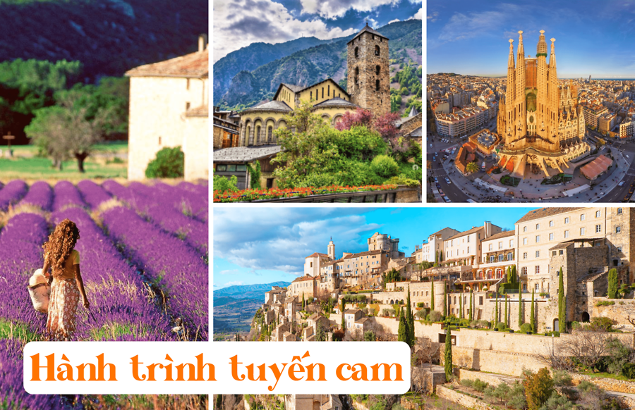 TOUR LINH HOẠT | KHÁM PHÁ TUYẾN CAM: PHÁP – TÂY BAN NHA - ANDORRA