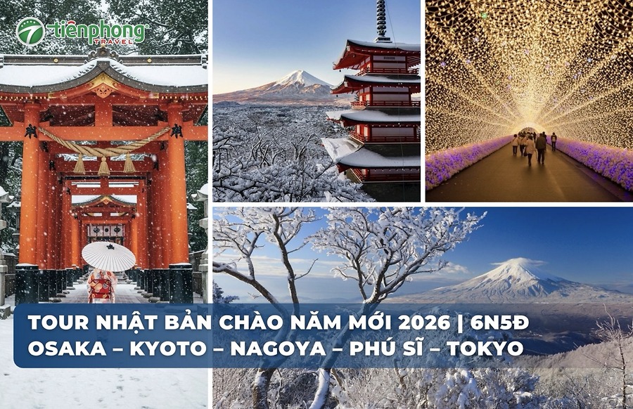 CHÀO NĂM MỚI 2026 TẠI NHẬT BẢN | OSAKA - KYOTO - NAGOYA - PHÚ SĨ - TOKYO
